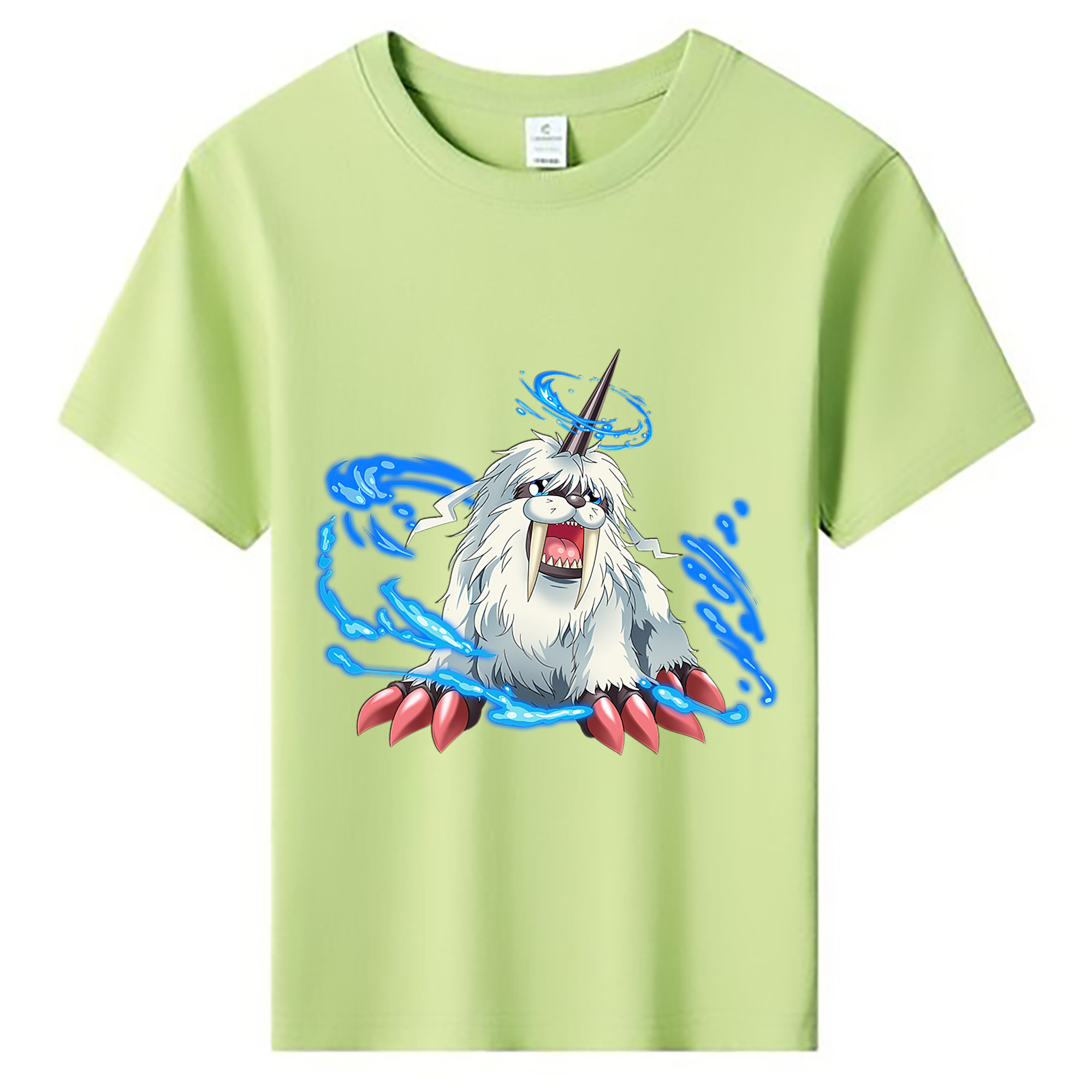 （画像用） Digimon デジタルモンスター/デジモン 綿100％キッズTシャツ（フロントプリント）